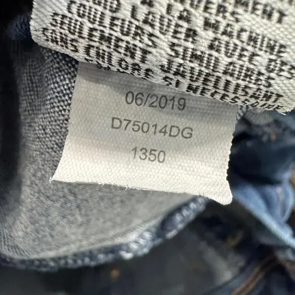 DKNY Girl’s Size 8 Blue Denim Stretch Skinny Leg Pull On Pants Jeggings - Picture 11 of 11